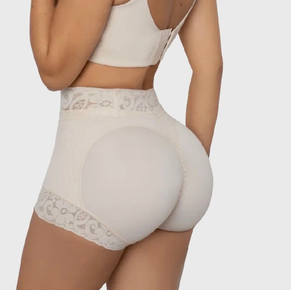 NWT Jackie London Panty Butt Enhancer Style 4001 Nude 5 Star Reviews!